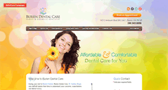 Desktop Screenshot of buriendentalcare.com
